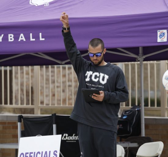 TCU vs Tulane Beach Volleyball in Fort Worth, Texas on March 1, 2019. (Photo/Sharon Ellman)